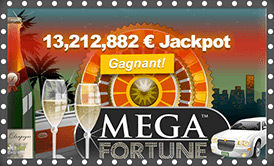 Mega Fortune - 8 577 104 € Jackpot